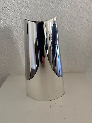 Mid Century Style Metal Vase • $19.99