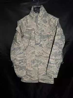 US Air Force S All Purpose Environmental Camo Parka Coat Military Army Jacket Sm • $34.99