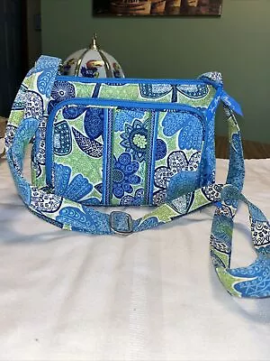 Vera Bradley  DOODLE DAISY Crossbody HIPSTER Used But Good Condition!! • $12.50