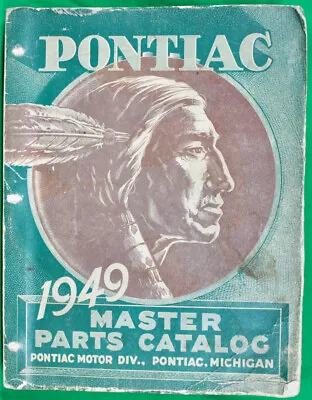 $54.99 • Buy Original 1949 Pontiac Master Parts Catalog 1935-1949