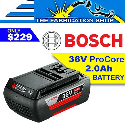 $146.82 • Buy Bosch GBA 36V 2.0Ah Battery Lithium-Ion Li-Ion Cordless Tool F016800474 GBA36V2