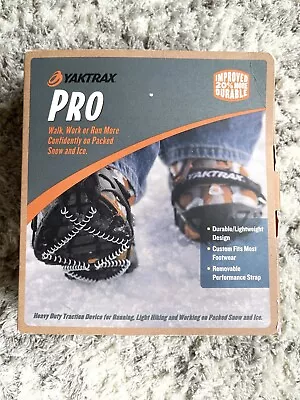 YAKTRAX PRO Traction Device On Packed Snow And Ice. Custom Fits Most Footwear. • $18