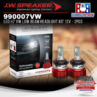 JW Speaker 990007VW 12V LED H7 VW Low Beam Headlight Kit • $343