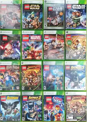 Lego Games Xbox 360 - RESURFACED & TESTED • $3.99