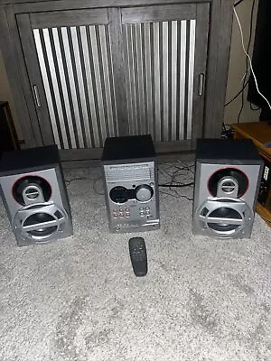 Phillips MC-500 Micro Hi-fi System With Speakers 5 CD Changer Remote Tested • $79.99