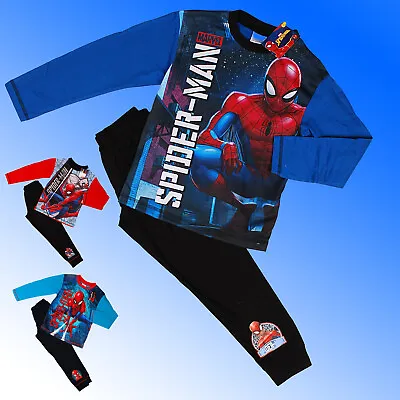 Boys Spiderman Pyjamas MARVEL™  Spider-man Age 4 5 6 7 8 9 10 Years  • £7.97