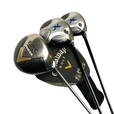 $180.60 • Buy Callaway Fusion And X Driver And 3&5 Wood Golf Club Combo Set