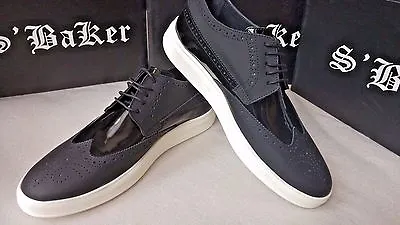 S' BAKER Men's Leather Brogue Platform Light Shoes Size 43* • £40.49