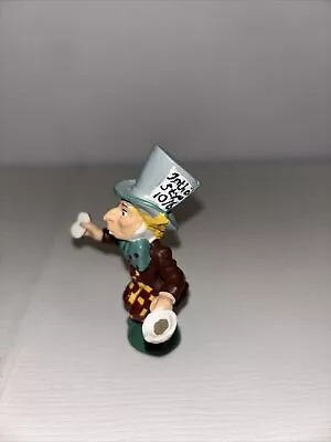 VTG Alice In Wonderland Figurine Hamilton PVC  Mad Hatter Fun • $24.99