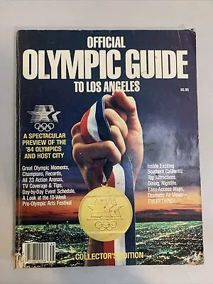 Official Olympic Guide To Los Angeles Collector's Edition (1984) • $5.01