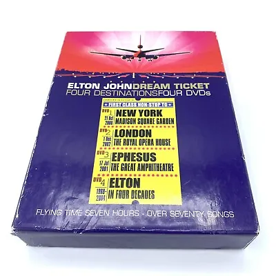 Elton John - Dream Ticket (DVD 2005 4-Disc Set) • $14.95