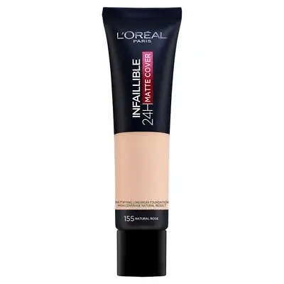 L'Oreal Infallible 24 Hour Matte Foundation 155 Natural Rose • £20.31