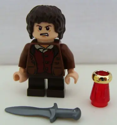 Lego LOTR Frodo Baggins Minifigure With Ring And Sword From Set 79006 • $18.99