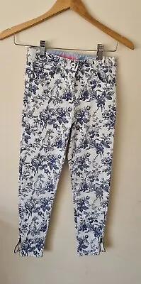 Skinny Jeans Johnnie B 26R/ 25L White Patterned Womens • £4.99