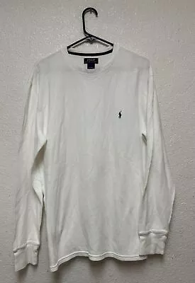 Polo Ralph Lauren Men’s White Long Sleeve Waffle Knit Thermal Shirt Sz XL NWOT • $45