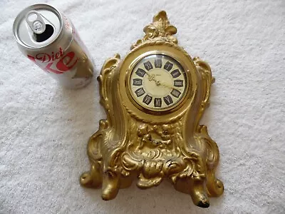 Minxie Wind-Up Mantel Clock Capodimonte Savastano Case Works For A While • $39.99