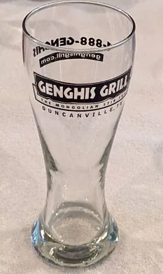 Genghis Mongolian Grill Duncanville Texas 20oz Pilsner Beer Glass(es) • $4.99