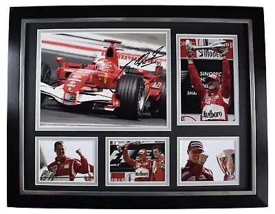 Michael Schumacher Signed Autograph Framed 16x12 Photo Display Formula 1 Racing • $821.10