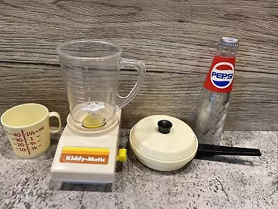 Vintage Kiddy-Matic Blender Vintage Plastic Pepsi Bottle Kitchen Play Sets- READ • $12.99