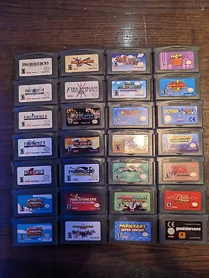 Nintendo GBA Gameboy Advance Games Bundle Variety Rare Titles Tested Working • $28