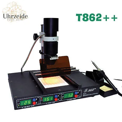 T862++ Bga Smt Smd Infrared Rework Station Solding Station 110v Irda Welder Xbox • $198