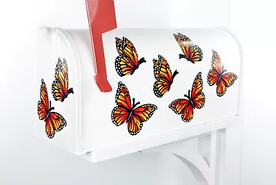 Mailbox Magnet Partial Cover Monarch Butterfly Set Of 6 Or Set Of 2 Muti Use • $6.95