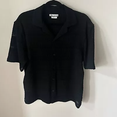 Zara Short Sleeve Button Down Men’s Fashion Shirt • $13.50