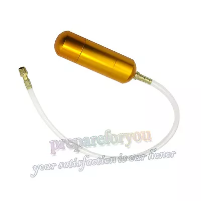 Gold Aluminum Boost Power Bottle Fit 50cc 60cc 80cc Motorized Bicycle Push Bike • $20.02