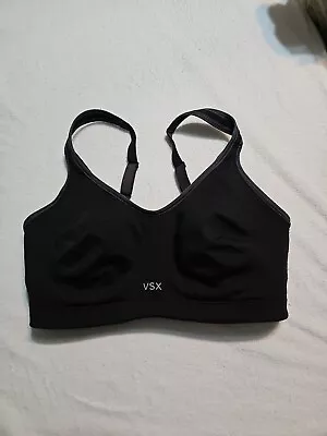 Black Vsx Sport  Sport Bra Underwire Victoria Secret Women’s Size 34D • $15.59