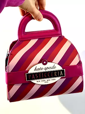 Kate Spade Dolci Pastry Box Crossbody Handbag Leather KC730 New Collectible • £356.22