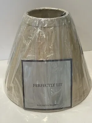 Restoration Hardware Perfectly Lit IVORY Lampshade - Small Lamp - New In Package • $14