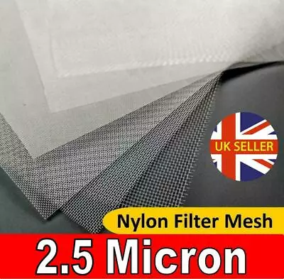 £19.99 • Buy 2.5 MICRON NYLON MESH 20cm X 20cm, SIEVE, FILTER, SCREEN, STRAINER, FOOD GRADE