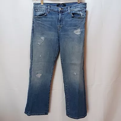 J Brand Indigo Blue Selena Nolita Wide Straight Leg Jeans Women 29 (act 31x25.5) • $22.50