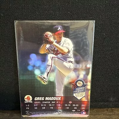 2004 MLB Showdown Greg Maddux Super Season FOIL #114 Braves • $40