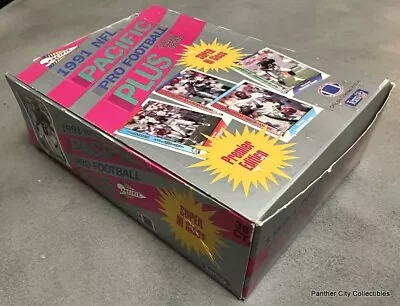 Complete Box With 36 Unopened Packs 1991 Pacific Plus Premier Edition Football • $9.95