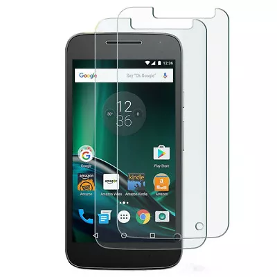 2X Tempered Glass Screen Protector Film For Motorola Moto E4 G5s Plus X Z Play • $8.54