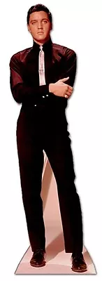 Elvis Presley The King Black Suit White Tie Cardboard Fun Cutout- 180cm Tall • $49.79