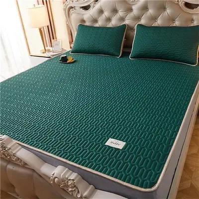 Summer Mat Latex Cool Sleeping Mat Foldable Soft Bedding Set Cool Bed Pillowcase • £147.09