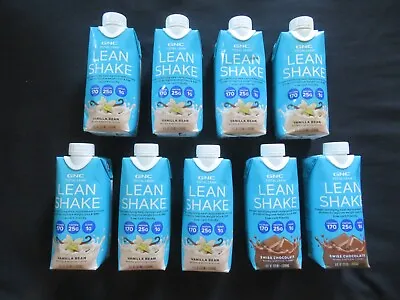 (9) GNC Total Lean Lean Shake Vanilla Bean & Swiss Chocolate 11 Oz Each ! • $26.95