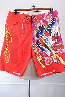 Ed Hardy Swim Trunk Shorts Men Size 36 • $24.97