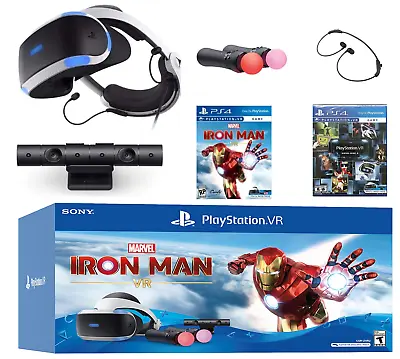 $655 • Buy Sony PlayStation Marvel's Iron Man VR Headset Camera Move Controller AU SELLER