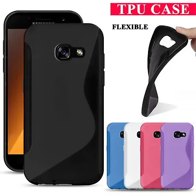 Case For Samsung Galaxy A5 2016 J7 J5 Note 7 8 Shockproof Silicone Gel Cover • £2.99