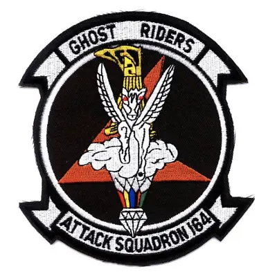 $28.99 • Buy 4.5  Navy Va-164 Ghost Riders Attack Squadron Embroidered Patch 
