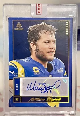 2022 Panini Luminance Matthew Stafford Portrait Signatures Gold #7/10 Sealed • $199.99