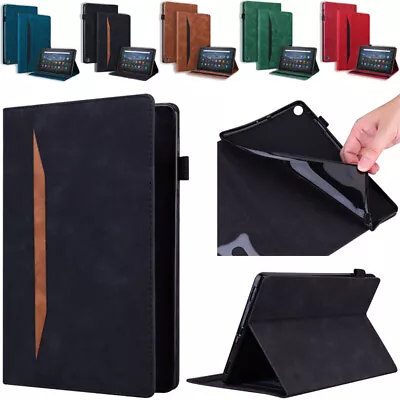 For Amazon Kindle Fire HD 8 Plus 2020 2022 Case Leather Smart Shockproof Cover • $10.99