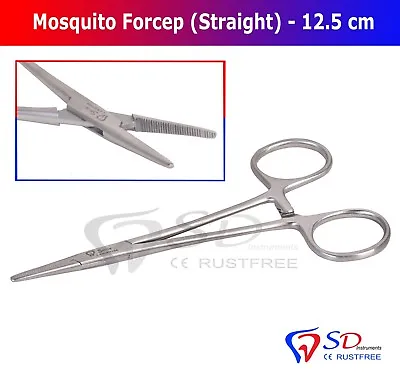 Pet Grooming Dog Cat Ear Hair Puller Veterinary Locking Tissue Forceps Smile UK • £2.81