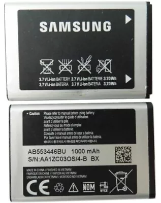 Original Battery SAMSUNG AB553446BU * A401 B100 B2100 Solid C3300 C5212 E1110 • £6.99