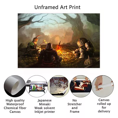 Dark Souls Game Art  Canvas Prints Wall Art Poster Unframed • $18.99