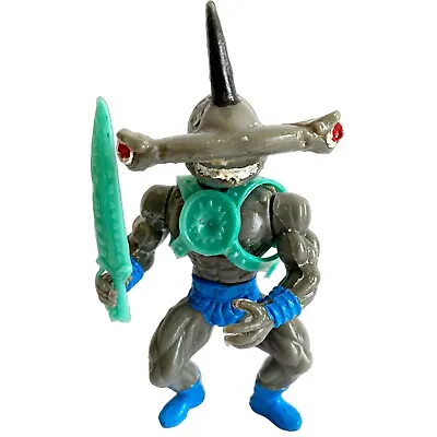 Galaxy Warriors Hammerhead Shark Warrior Figure Bootleg Mexico Toy Figure MOTU • $18