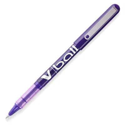 35210 Pilot VBall Stick Rolling Ball Pen Purple Ink Ex Fine 0.5mm Pack Of 4 • $12.94